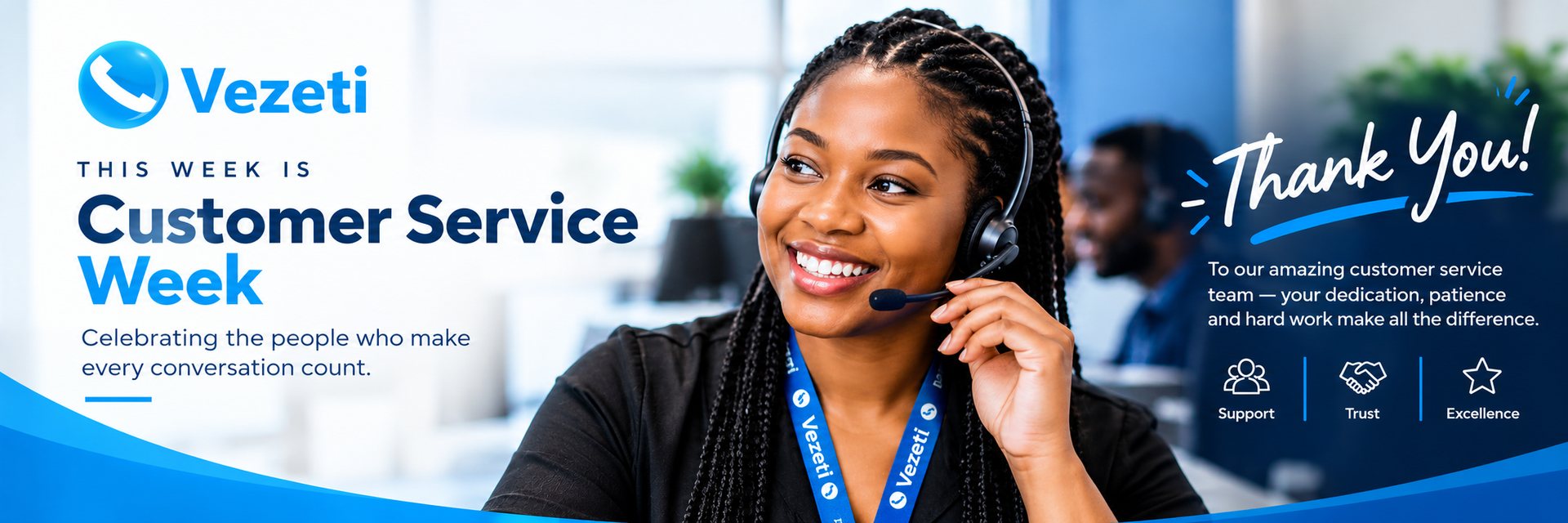 This week is Customer Service Week — celebrating the people who make every conversation count. Thank you to our amazing customer service team.
